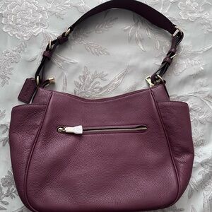 Vintage Mauve Coach Rori Shoulder Bag,  Zip closure, Mint condition